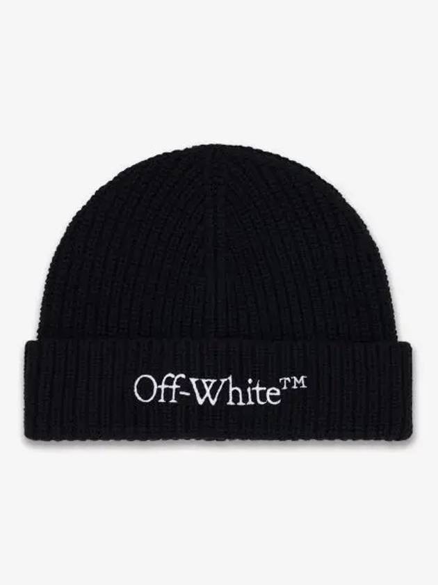 Boogie Knit Beanie Black - OFF WHITE - BALAAN 2