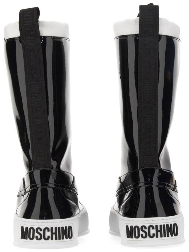 BOOT WITH LOGO - MOSCHINO - BALAAN 3