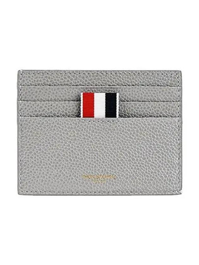 Three Stripe Card Wallet Light Grey - THOM BROWNE - BALAAN 2