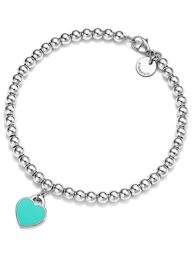 Bead 4mm Bracelet Silver Blue - TIFFANY & CO. - BALAAN 8