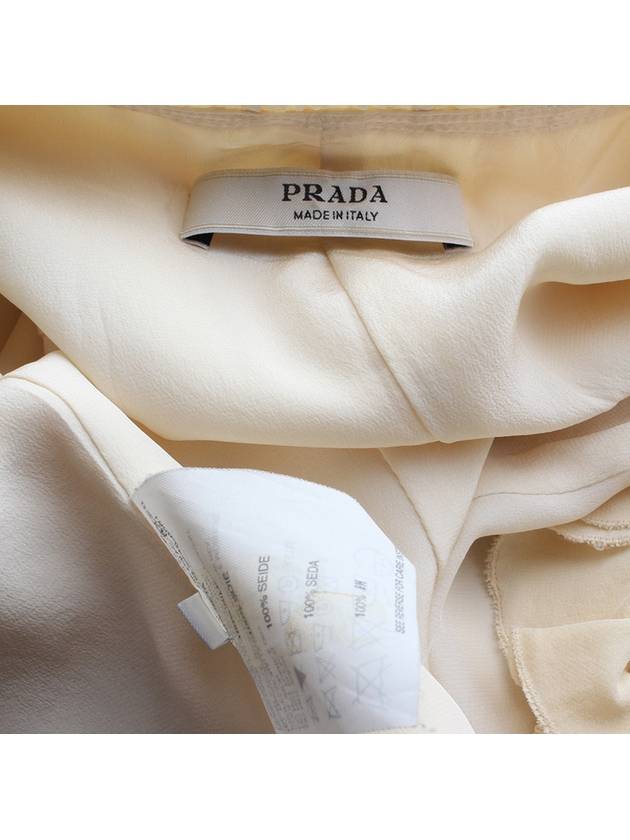 Butter frill silk jacket 44 - PRADA - BALAAN 3