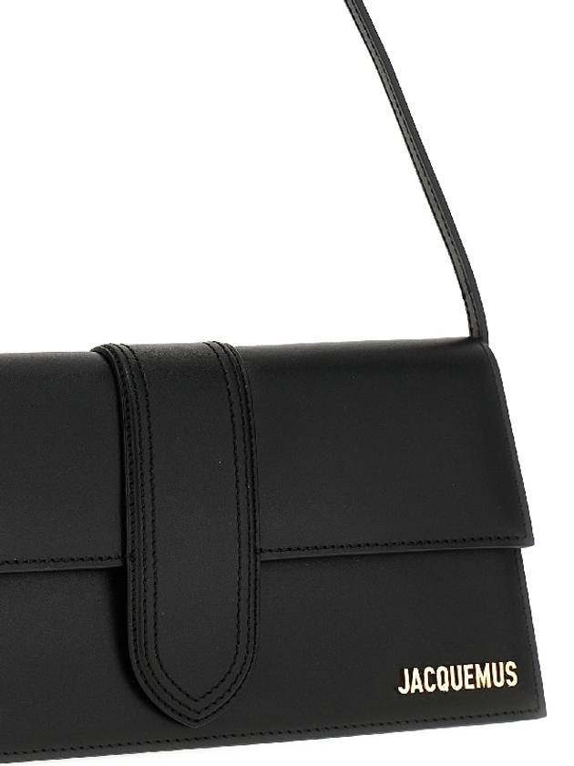 Le Bambino Long Flap Shoulder Bag Black - JACQUEMUS - BALAAN 8