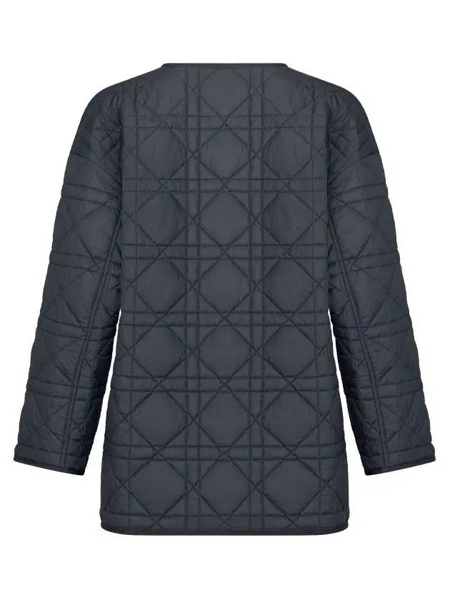 Macrocannage Belted Quilted Technical Taffeta Padding Navy - DIOR - BALAAN 4