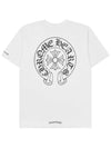 Horseshoe Logo Pocket T Shirt White - CHROME HEARTS - BALAAN 2