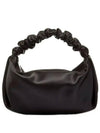 Scrunch Satin Mini Tote Bag Black - ALEXANDER WANG - BALAAN 3