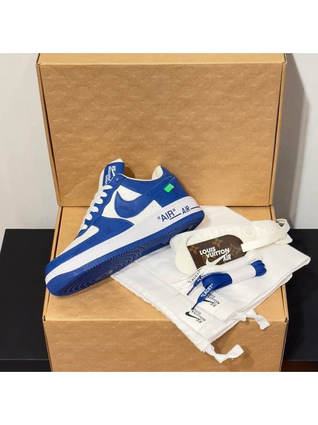 Nike Air Force Low Virgil Abloh Royal Blue - LOUIS VUITTON - BALAAN 8