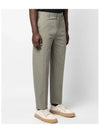 Cotton Trousers Khaki - A.P.C. - BALAAN 3