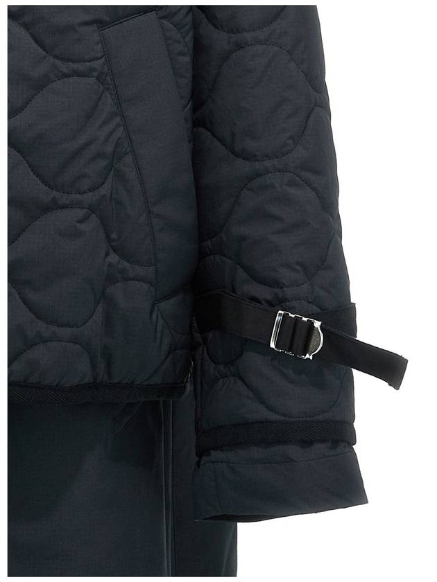 Sacai Long Trench Coat Insert Down Jacket - SACAI - BALAAN 4