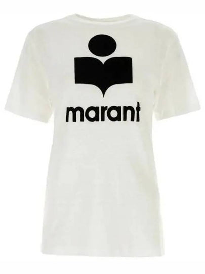 24 ZEWEL TS0001FB A1N09E 20WH Linen Short Sleeve T Shirt 1229890 - ISABEL MARANT - BALAAN 1