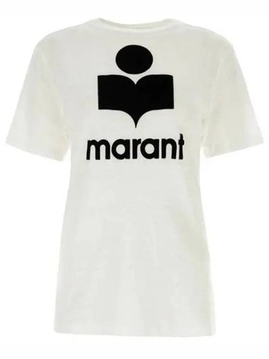 24 ZEWEL TS0001FB A1N09E 20WH Linen Short Sleeve T Shirt 1229890 - ISABEL MARANT - BALAAN 1