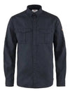 Men s OVIK Travel Long Sleeve Shirt 87208555 LS M - FJALL RAVEN - BALAAN 1