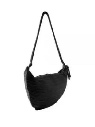 Pleated Please Leaf Shoulder Bag Black - ISSEY MIYAKE - BALAAN 2