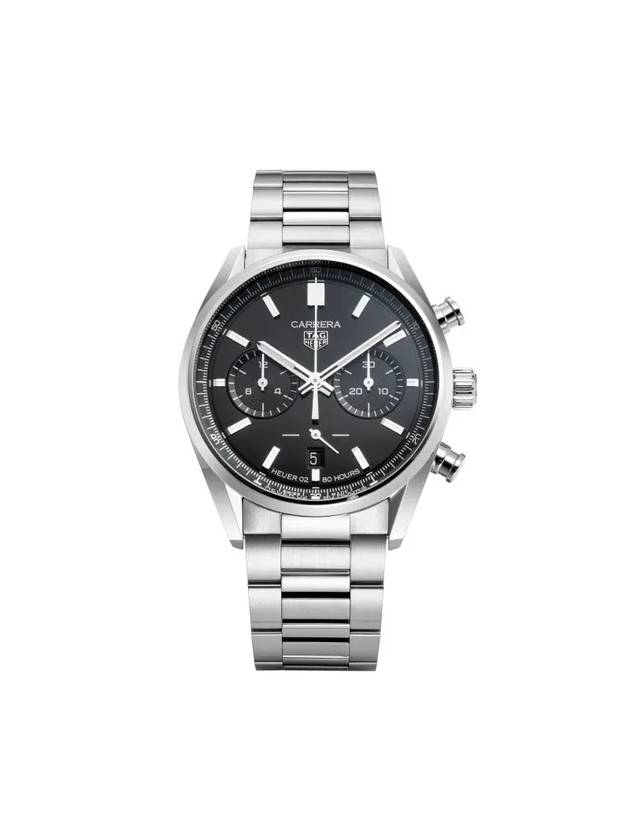 Men's Carrera Automatic Chronograph Metal Watch Black - TAG HEUER - BALAAN 2