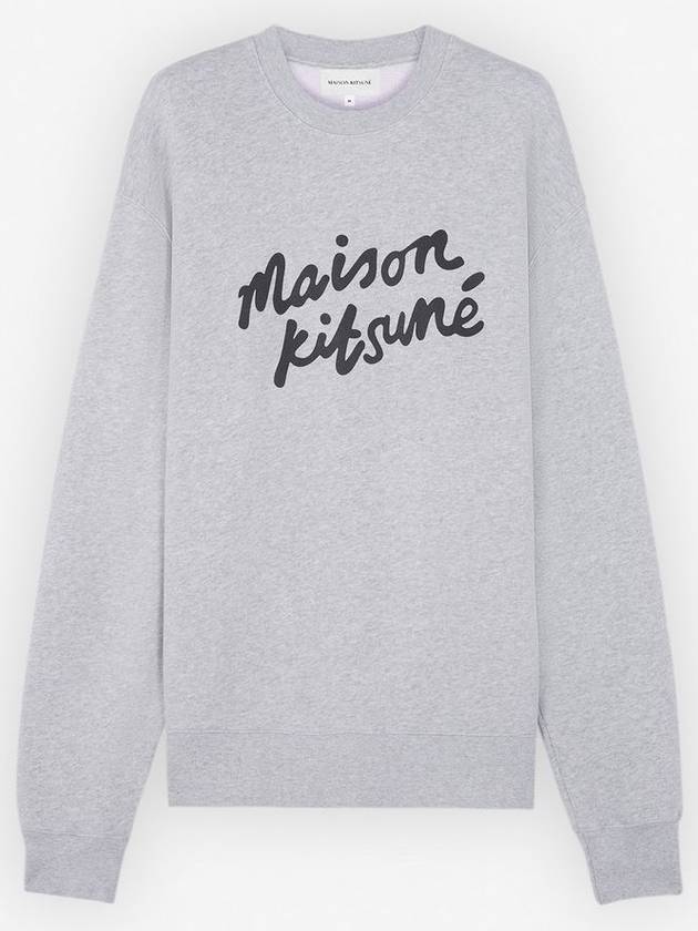 Logo Print Sweatshirt Grey - MAISON KITSUNE - BALAAN 2