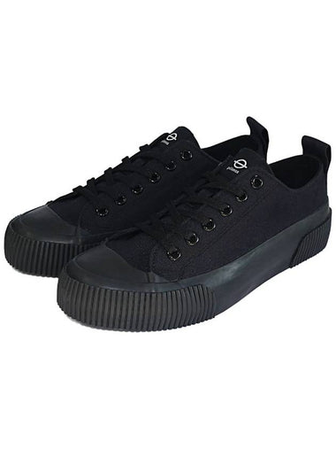 Canvas Low Top Sneakers Black - PLIMSS - BALAAN 1