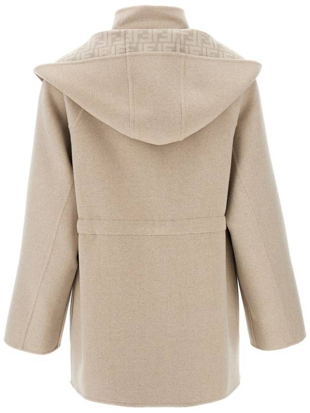 Fendi Ff Wool Parka - FENDI - BALAAN 3