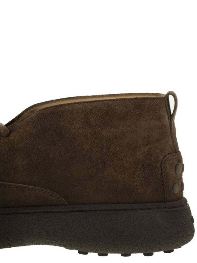 Suede leather ankle boots - TOD'S - BALAAN 7