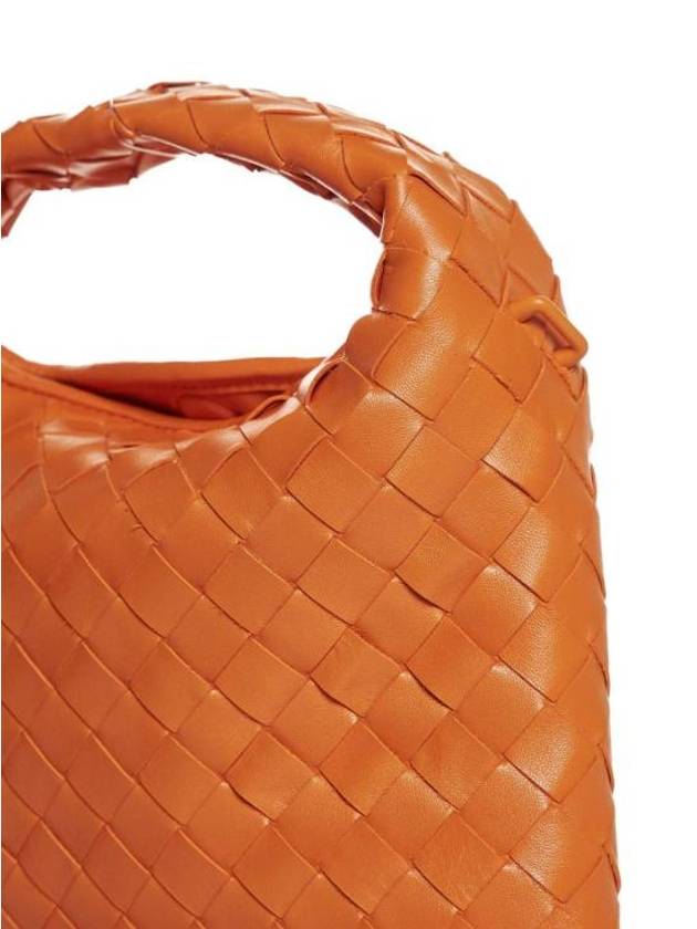 Intrecciato Mini Hop Tote Orange - BOTTEGA VENETA - BALAAN 5