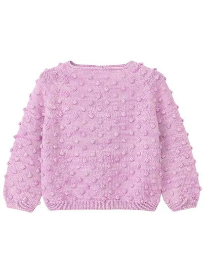 Kids Popcorn Knit Lilac MP171011 665 5A 6A - MISHA&PUFF - BALAAN 2