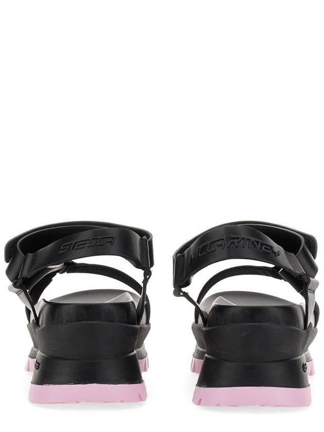 trace strap platform sandals pink black - STELLA MCCARTNEY - BALAAN 4