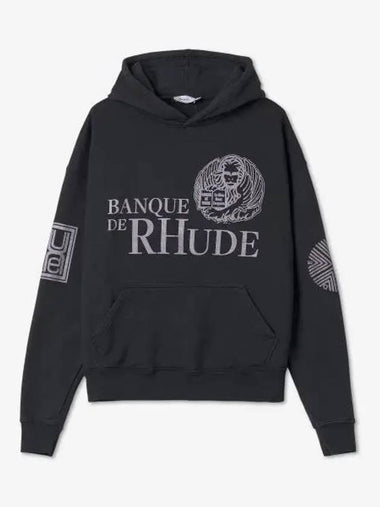 Banked Logo Hood Vintage Black RHFW22HO010126100610 - RHUDE - BALAAN 1