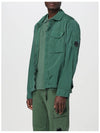 Chrome-R Pocket Over Long Sleeve Shirt Green - CP COMPANY - BALAAN 5