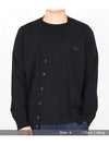 Vneck Wool Cardigan Black - LACOSTE - BALAAN 10