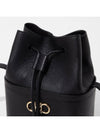 Gancini Mini Bucket Bag Black - SALVATORE FERRAGAMO - BALAAN 6