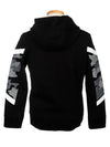 Modernist Zip-Up Hoodie Black - NEIL BARRETT - BALAAN 4