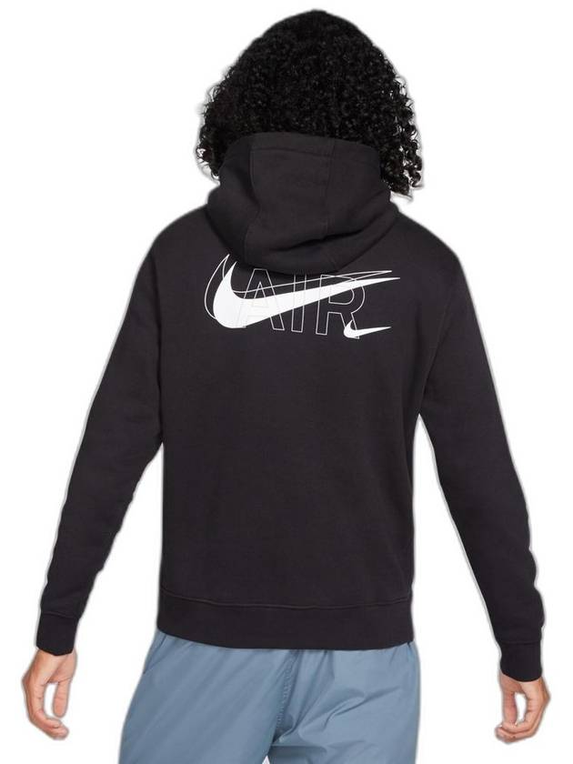 Men's Logo Hoodie Black - NIKE - BALAAN 5