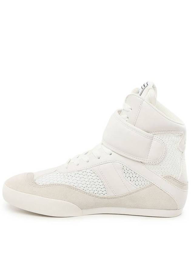 Chloé Mesh And Suede Kick High-Top Sneakers Shoes - CHLOE - BALAAN 4