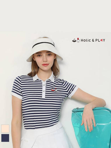 Holic Artwork Point Stripe T-shirtHD2WTS012 - HOLIC&PLAY - BALAAN 1