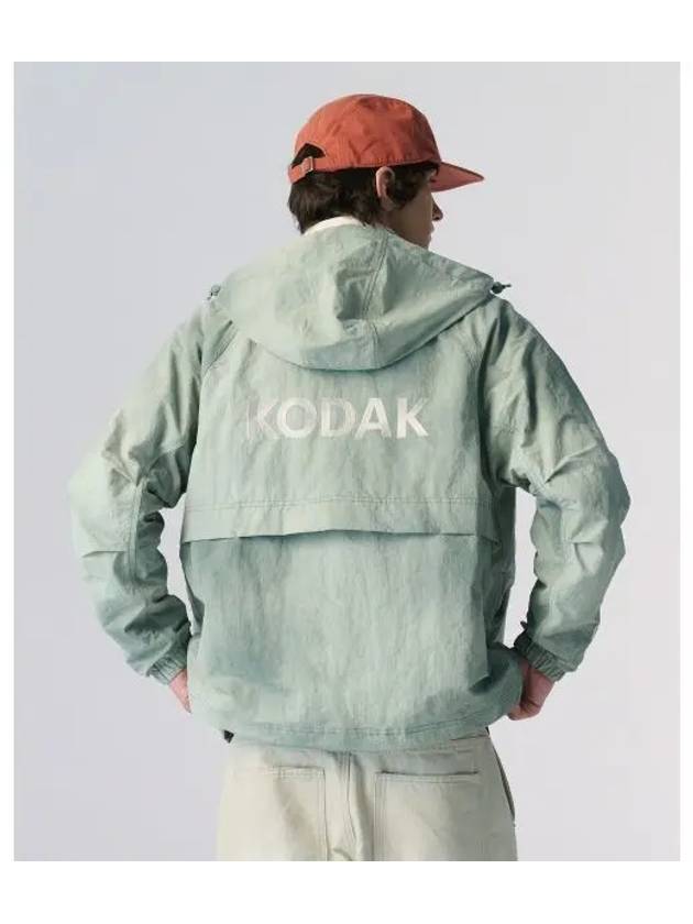 KODAK CineKodak Washing Hooded Jacket MINT GREEN - KODO - BALAAN 1