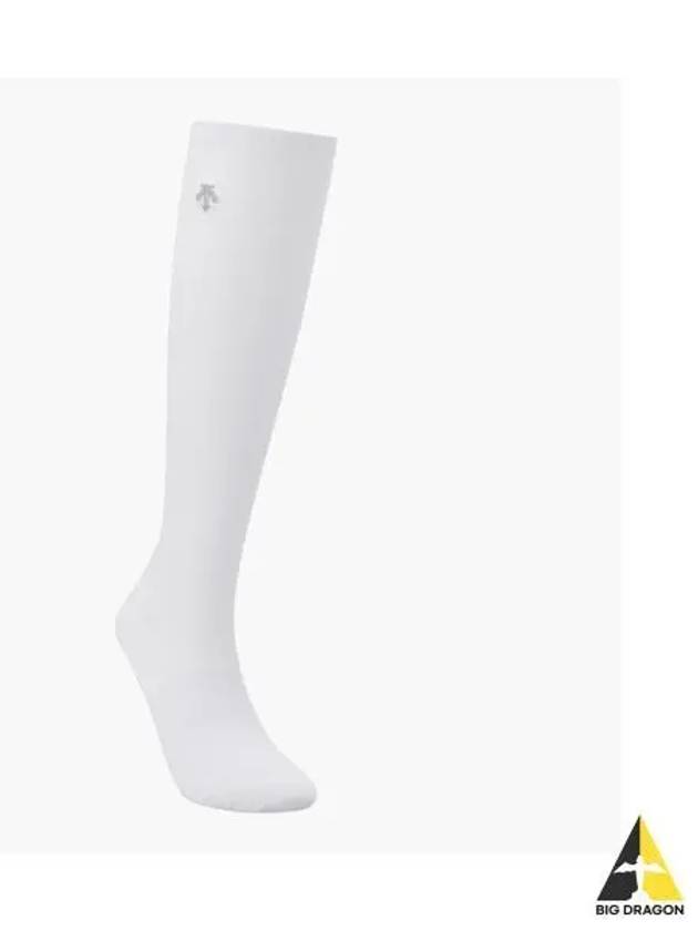 GOLF Women s Embroidery Point Basic Knee Socks DP32WFSO84 - DESCENTE - BALAAN 1