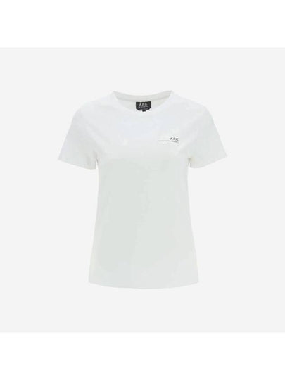 Item Logo Crew Neck Short Sleeve T-Shirt White - A.P.C. - BALAAN 2