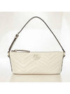 GG Marmont Matelassé Shoulder Bag White - GUCCI - BALAAN 4