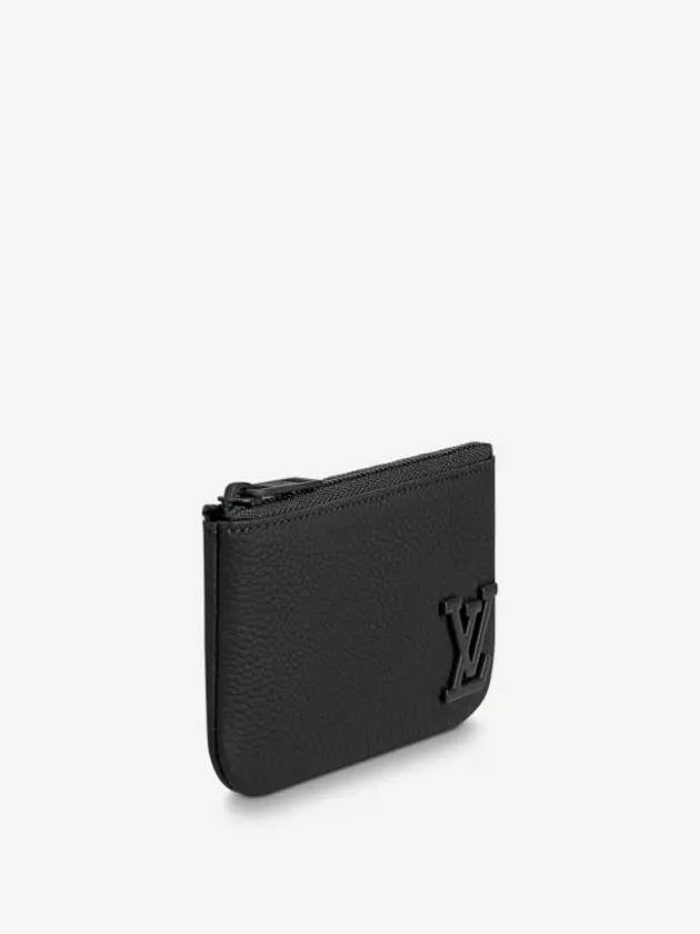 LV Aerogram Key Pouch Black - LOUIS VUITTON - BALAAN 4