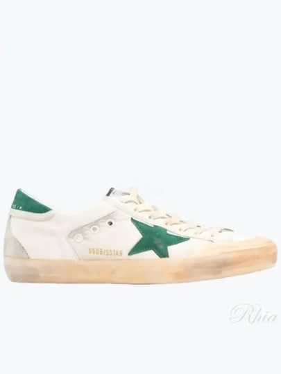 Superstar Low Top Sneakers Green Beige - GOLDEN GOOSE - BALAAN 2