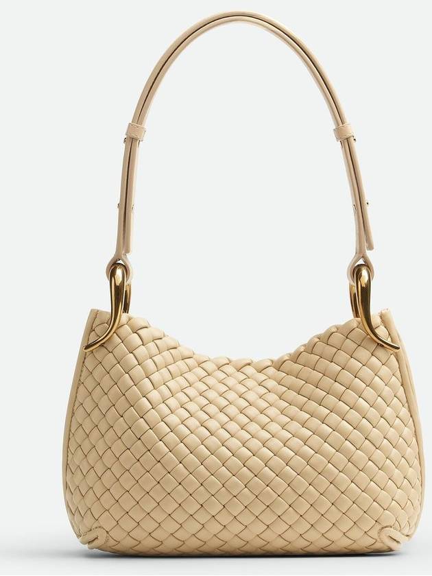 Small Clicker Shoulder Bag Beige - BOTTEGA VENETA - BALAAN 5