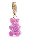 Glitter Nostalgia Bear Fave Connector Pendant Magenta - CRYSTAL HAZE - BALAAN.