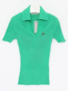 Marina Polo Knit Top Green - VIVIENNE WESTWOOD - BALAAN 3