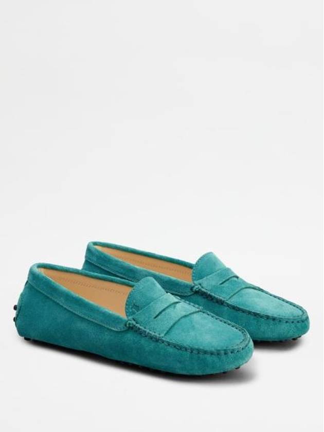 Gommino Suede Driving Shoes Blue - TOD'S - BALAAN 4