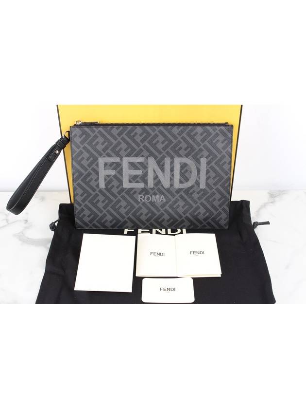 logo FF pattern clutch - FENDI - BALAAN 2