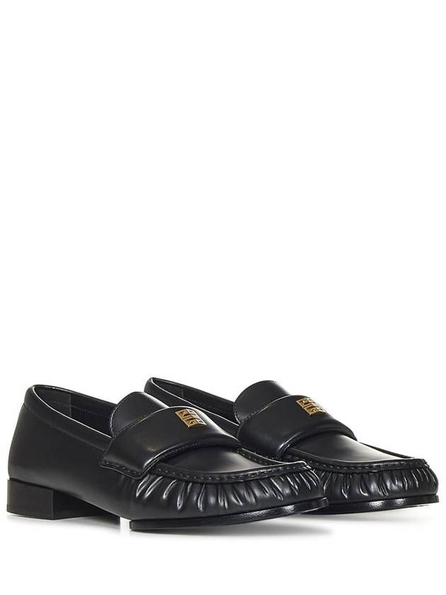 4G Leather Loafers Black - GIVENCHY - BALAAN 3