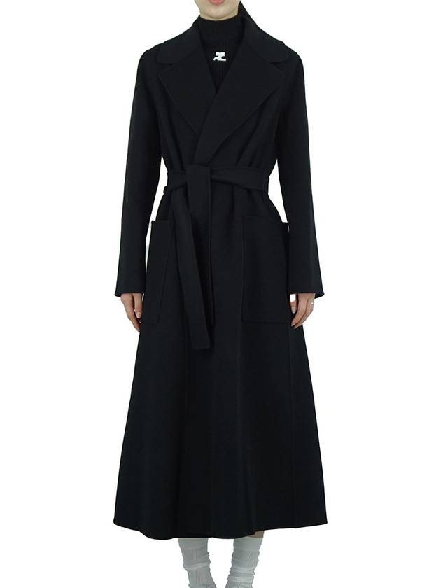 Paolore wool coat black 2429016151600 013 - MAX MARA - BALAAN 6