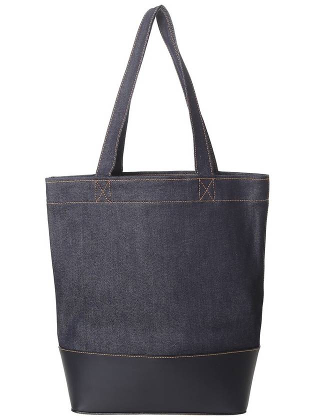 Logo Denim Axelle Tote Bag Navy - A.P.C. - BALAAN 4