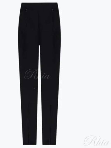 Zipper Cuffs Black Leggings W2014R05 - WARDROBE.NYC - BALAAN 1