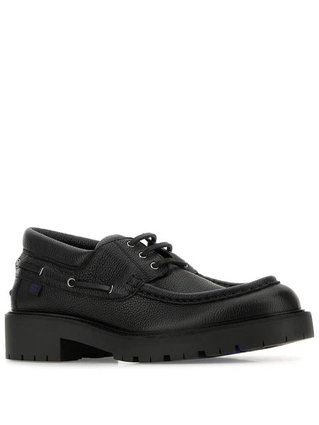 Raft Boat Shoes Black - BURBERRY - BALAAN 3