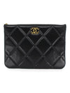 CH 19 Lambskin Black Medium Clutch Gold Plated AP0951 CH31CL003 - CHANEL - BALAAN 1