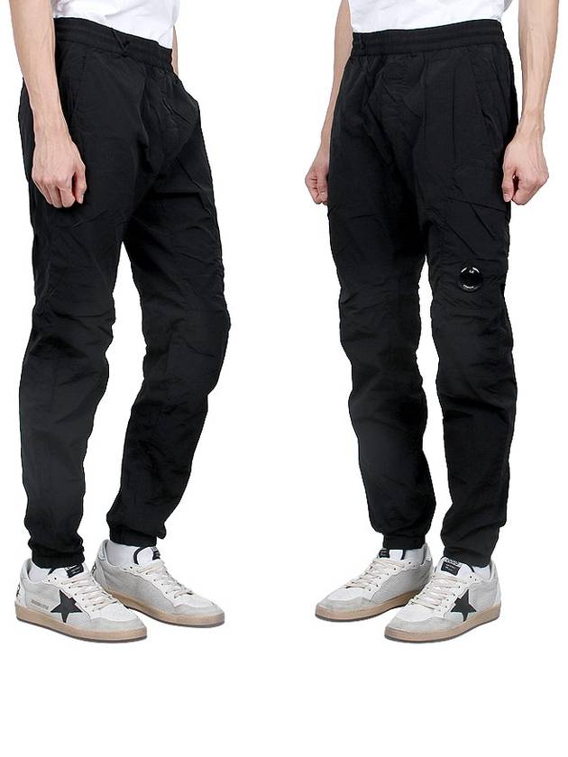 Chrome R Regular Lens Wappen Track Pants Black - CP COMPANY - BALAAN 4